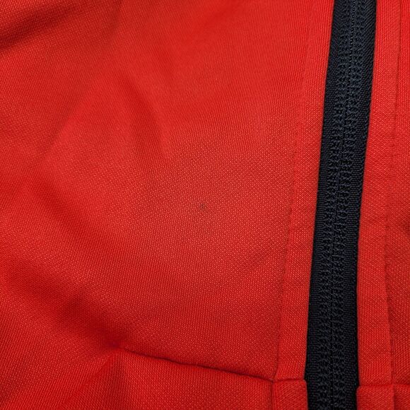 NIKE Kids Jacket Dri-Fit Long Sleeves Full-Zip Hooded Red Size 4/XS Pre-Own - Picture 6 of 11